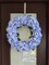 Capri Large Blue Silk Hydrangea Wreath 23” All-Season UV Resistant Front Door Wreath with 16 Hydrangea Heads on Natural Grapevine